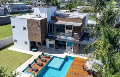 Casa alto padrão excelente custo benefício cond. villagio do engenho 5 suítes 4 salas gourmet piscina escritório adega completa planejados 6 vagas