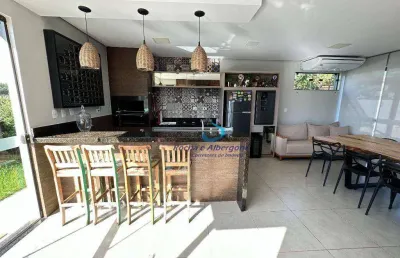 Linda térrea casa no cond. villagio do engenho, 3 quartos, sendo uma suíte master, 2 demi-suite, planejados, salas, gourmet, piscina aquecida, 4 vagas