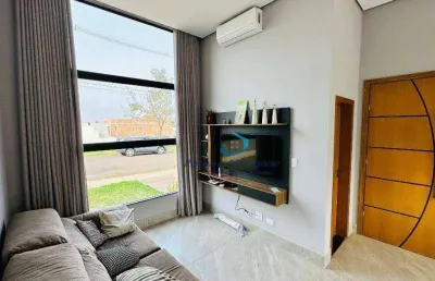 Casa térrea condomínio morada das flores rosas com 3 dormitórios sendo 1 suíte lavabo salas integradas com gourmet armários planejados ar condicionado
