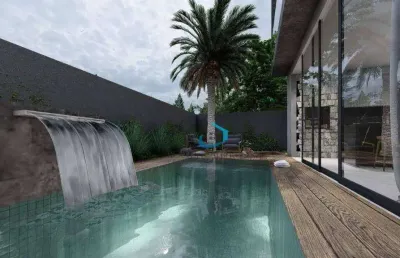 Casa sobrado em condomínio fechado com piscina aquecida, londrina pr.