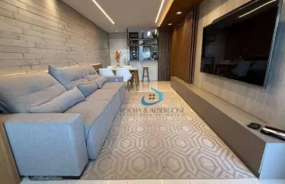 Lindo apartamento ed. chelsea tower gleba palhano andar alto face norte decorado  3 quartos sendo 1 suite screenglass planejados eletro e eletrônicos