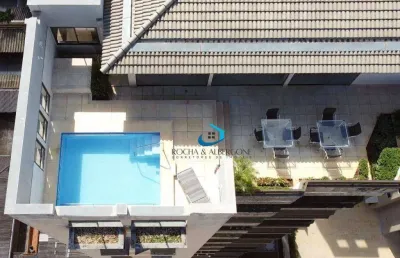 Casa nas alturas  cobertura de alto padrão 345,68 m2  privativos 4 quartos sendo 2 suítes  salas com varanda  piscina aquecida com vista 360º p cidade