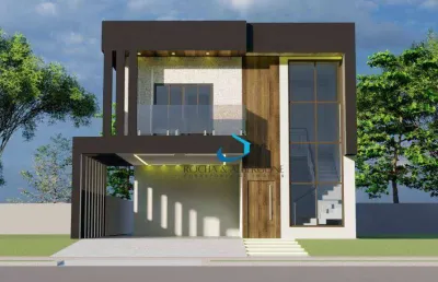 Casa sobrado com piscina no condominio parque taua, londrina pr.