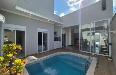Linda casa com piscina condominio fechado - indaiatuba/sp