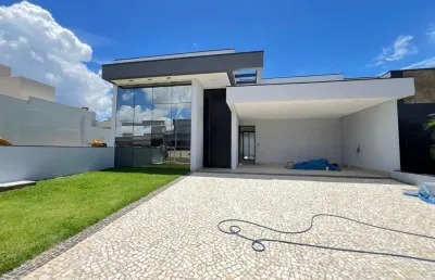 Casa térrea no condomínio dona lucilla com 03 suítes sendo 01 com closet -  indaiatuba - sp.