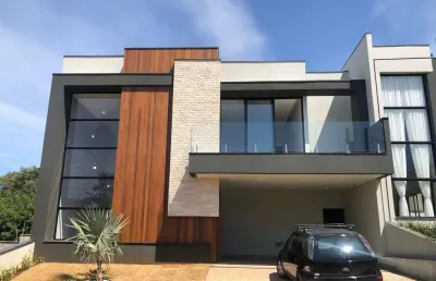 Excelente sobrado no condomínio milano com 299 m² de área construída em um terreno de 300 m².