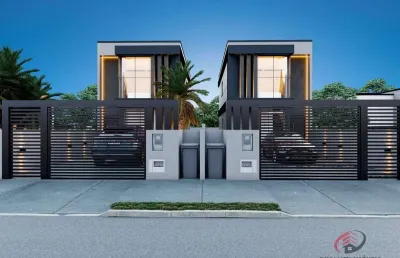 Jardim dos cedros - casa duplex em construção de 03 dormitórios à venda no ingleses do rio vermelho - florianópolis - sc