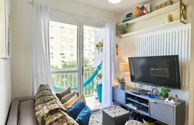 Apartamento de 2 quartos, com suíte, churrasqueira, vaga escruturada, infra comp