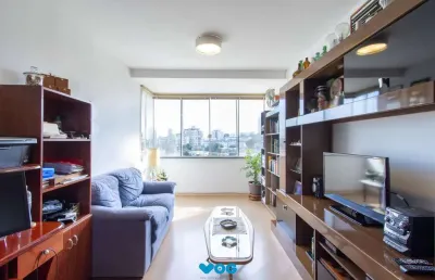 Apartamento de 2 dormitórios, na zona sul de porto alegre, semi-mobiliado, churr