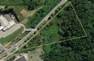 Terreno comercial à venda no badenfurt, blumenau  por r$ 9.500.000