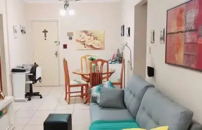 Apartamento à venda, 1 quarto, 1 vaga, josé menino - santos/sp