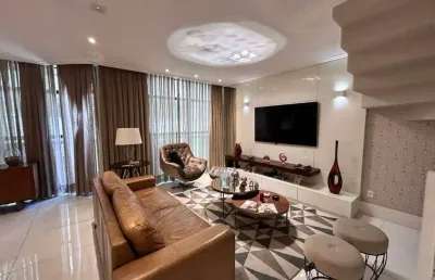 Apartamento à venda, 3 quartos, 3 suítes, 2 vagas, vila mathias - santos/sp