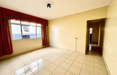 Apartamento á venda 2 quartos garagem fechada no campo grande, em santos
