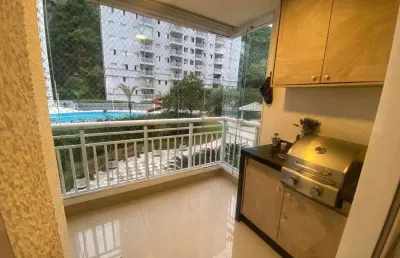 Apartamento 3 quartos uma suíte com lazer no marapé em santos