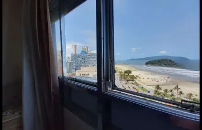 Apartamento 1 quarto 1 banheiro vista mar bairro itararé em santos