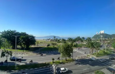 Apartamento 4 dormitórios, frente mar, em são vicente