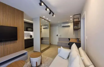 Apartamento para alugar com 1 dormitório mobiliado no boqueirão