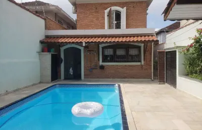 Casa para aluguel, 4 quartos, 2 suítes, 5 vagas, embaré - santos/sp