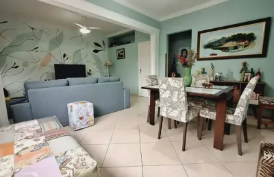Apartamento à venda, 1 quarto, 1 vaga, aparecida - santos/sp