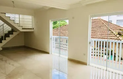 Casa para aluguel, 3 quartos, 3 suítes, 2 vagas, aparecida - santos/sp