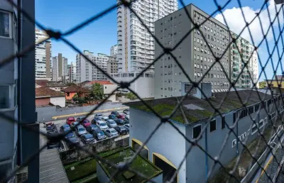 Apartamento para aluguel, 1 vaga, boqueirão - santos/sp