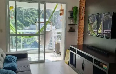 Apartamento para aluguel, 2 quartos, 1 suíte, 1 vaga, marapé - santos/sp