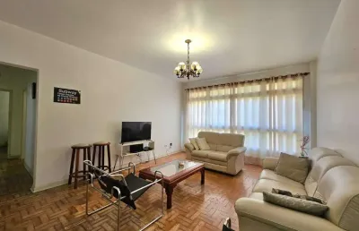 Apartamento, 3 dormitórios, 1 vaga, pé na areia - josé menino - santos - sp