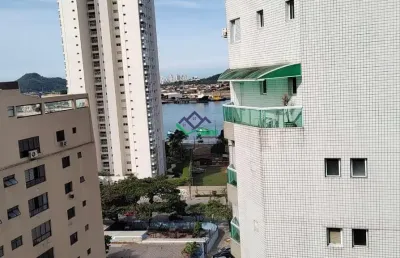 Apartamento para locação em santos, ponta da praia, 1 dormitório, 1 banheiro, 1 vaga