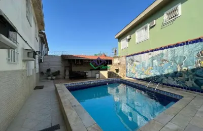 Casa para venda em santos, macuco, 4 dormitórios, 1 suíte, 3 banheiros, 2 vagas