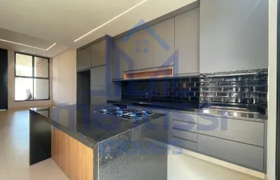 Casa térrea com 3 suítes, completo em armários com 151 m² no vivendas da mata em ribeirão preto.
