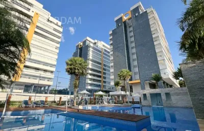 Apartamento mobiliado no indaiá home club com 2 quartos em bertioga com vista ao mar