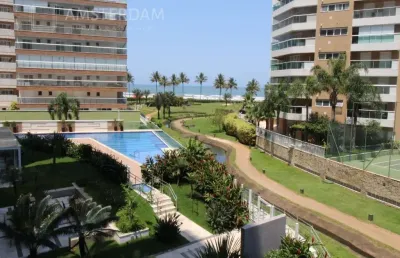 Apartamento pé na areia à venda na riviera de são lourenço módulo 8 edificio arpoador
