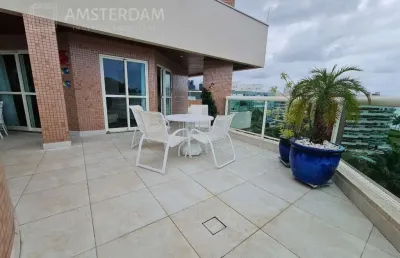 Cobertura 04 suítes, 281m² com vista, a venda na riviera módulo 2