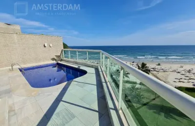 Luxuosa cobertura à venda na riviera de bertioga-sp com 4 suítes, 6 banheiros, 5 vagas de garagem e 564,20 m².