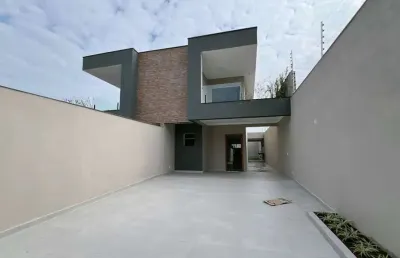 Casa nova a venda , excelente acabamento, 3 suítes a 300 metros da praia no indaiá