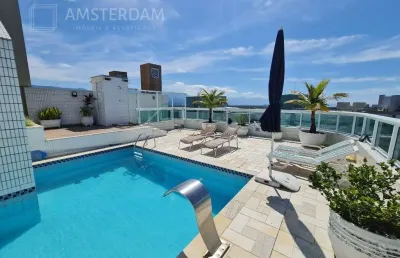 Cobertura de luxo à venda em bertioga-sp, bairro riviera: 3 quartos, 1 suíte, 2 salas, 2 banheiros, 3 vagas de garagem, 432m².