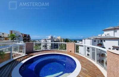 Imperdível cobertura de luxo na riviera de bertioga-sp: 4 quartos, 3 suítes, 2 salas, 7 banheiros, 3 vagas, 504m²!