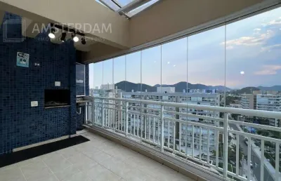 Cobertura duplex com 3 vagas de garagem e resort em bertioga.