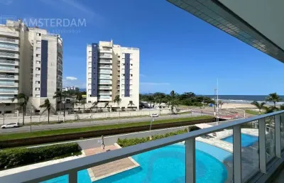 Apartamento a venda no centro de bertioga frente ao mar