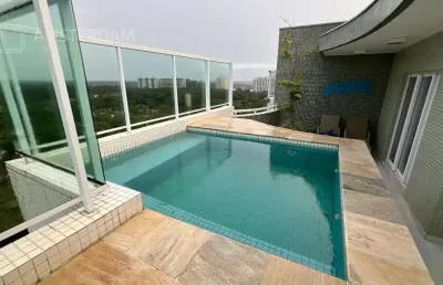 Cobertura de luxo na riviera, bertioga-sp: 4 quartos, 2 suítes, 3 salas, 4 banheiros, 3 vagas de garagem, 240m².