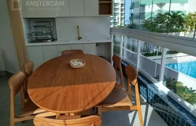Apartamento à venda em riviera, bertioga-sp: 3 quartos, 2 suítes, 2 salas, 2 vagas, 113 m²!