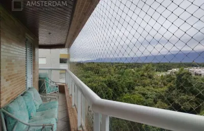 Aluguel anual em apartamento de alto padrão na riviera - 3 quartos, 1 suíte, 2 vagas de garagem - bertioga-sp