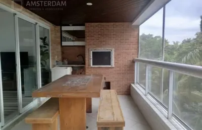 Apartamento de luxo, para locação anual na riviera de bertioga-sp: 3 quartos, 1 suíte, 2 salas, 2 banheiros, 2 vagas, 93 m²