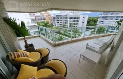 Apartamento de luxo na riviera, bertioga-sp: 4 quartos, 4 suítes, 2 salas, 6 banheiros, 3 vagas, 186m². venha conferir!