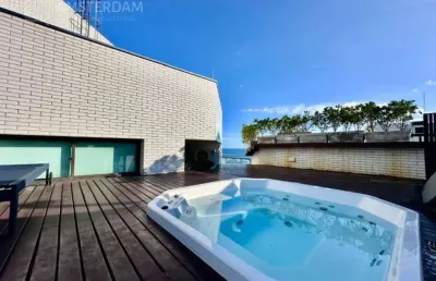 Cobertura de luxo na riviera: 5 quartos, 3 suítes, 6 banheiros, 3 vagas, 645,83m²!