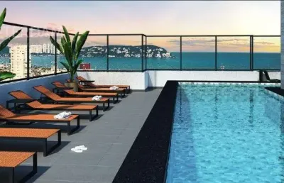 Guarujá ao seu alcance, apartamento facilitado, com condições imperdíveis no melhor ponto da enseada, com opções de 1 e 2 dormitórios.