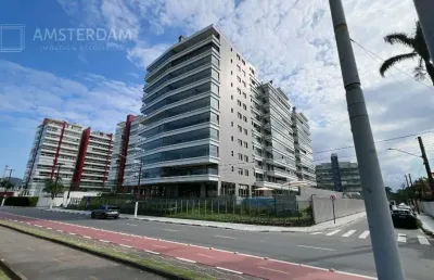 Square family club - apartamento novo frente ao mar no centro de bertioga com 03 e 04 dormitórios.