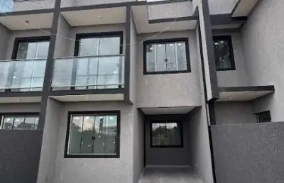 Casa com 3 quartos à venda na rua iracema gonsalves carvalho, 1771, campo de santana, curitiba, 60 m2 por r$ 329.000