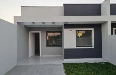 Casa com 3 quartos à venda na rua doutor alceu da silva oliveira, 464, costeira, araucária, 70 m2 por r$ 455.000