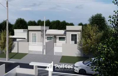 Casa com 3 quartos à venda na rua presidente eurico gaspar dutra, 456, passauna, araucária, 70 m2 por r$ 530.000